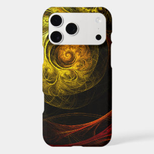 Sunrise Floral Red Abstract Art iPhone 17 Pro Max Case
