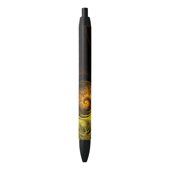 Sunrise Floral Red Abstract Art Pen (Front Vertical)