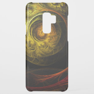 Sunrise Floral Red Abstract Art Uncommon Samsung Galaxy S9 Plus Case