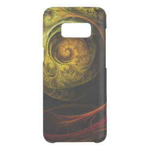 Sunrise Floral Red Abstract Art Uncommon Samsung Galaxy S8 Case