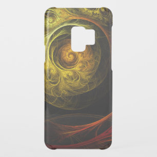 Sunrise Floral Red Abstract Art Uncommon Samsung Galaxy S9 Case