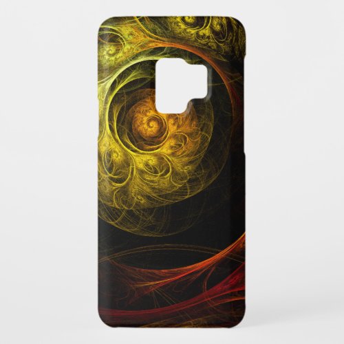 Sunrise Floral Red Abstract Samsung Galaxy S3 Case_Mate Samsung Galaxy S9 Case