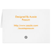 Sunrise from Australia Cards (Back Horizontal)