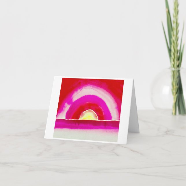 Sunrise, Georgia O'Keeffe, Fine Art Card (Front)