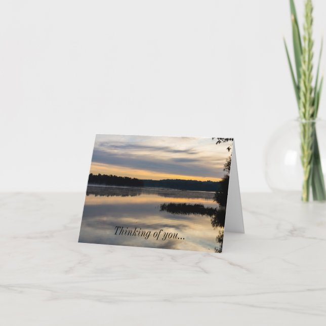 Sunrise Glory Thinking Of You Card (Front)