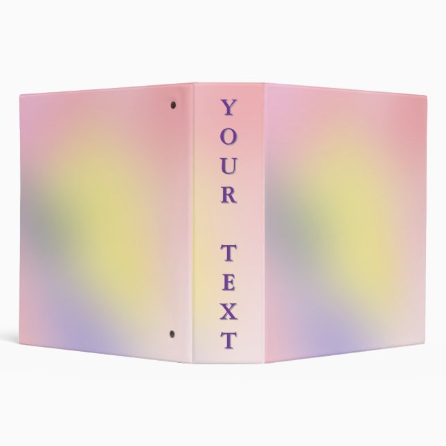 Sunrise Gradient 3 Ring Binder (Background)