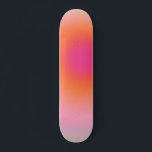 Sunrise Gradient - Beige Pink Orange Skateboard<br><div class="desc">Gradient Design - Aura Effect - Beige,  Pink And Orange Ombre.</div>