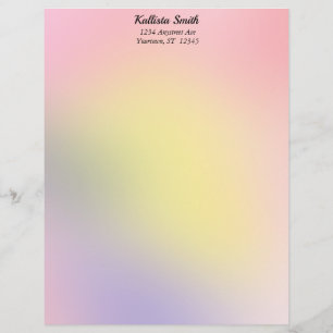Sunrise Gradient Letterhead