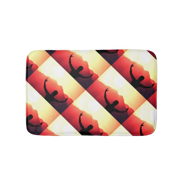 sunrise greeter bathroom mat (Front)