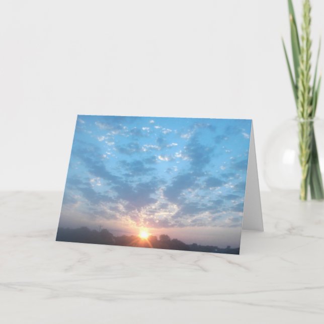 Sunrise Greeting Card (Front)