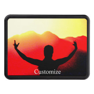 Sunrise Greeting Thunder_Cove Hitch Cover
