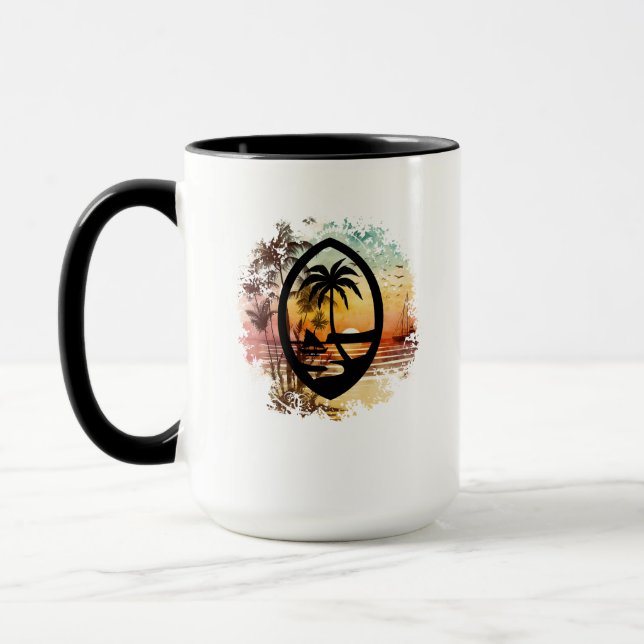 Sunrise Guam Seal Mug (Left)