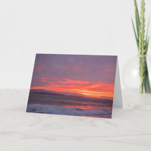 Sunrise Guemes Island Thank You Card