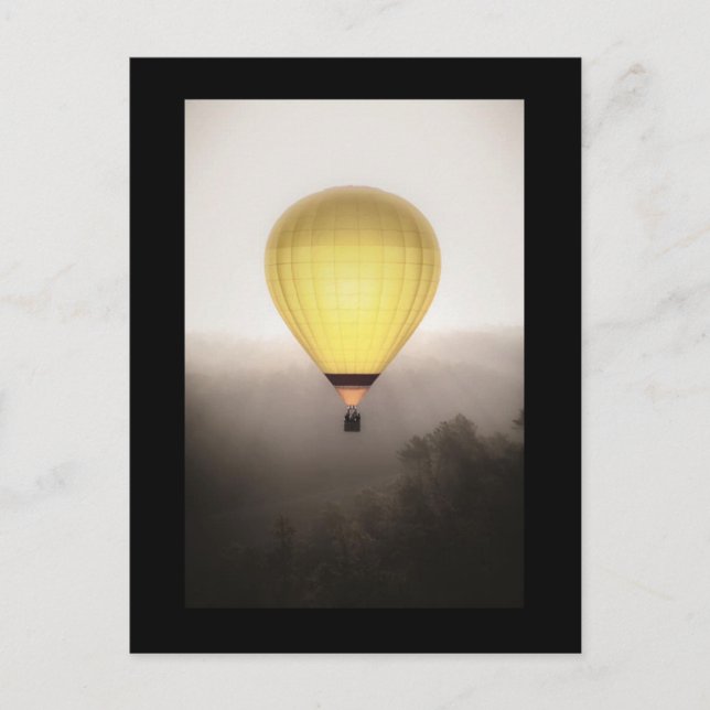 Sunrise Hot Air Balloon Ride Postcard (Front)