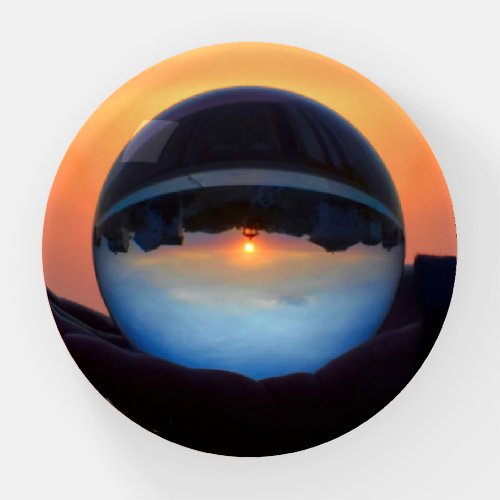 Sunrise in a Ball Paperweight