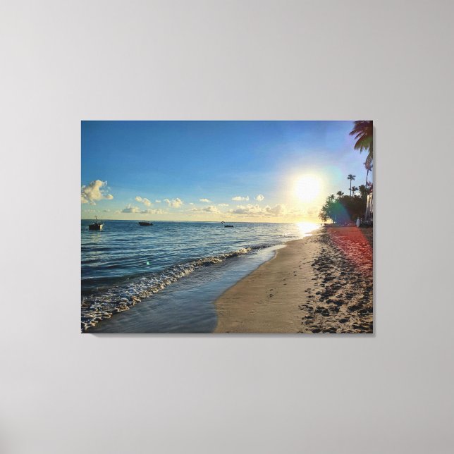 SUNRISE IN BAVARO CANVAS PRINT (Front)