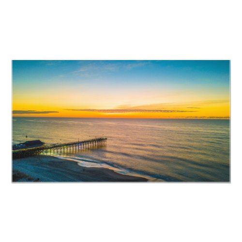 Sunrise in Beautiful Myrtle Beach South Carolina Photo Print