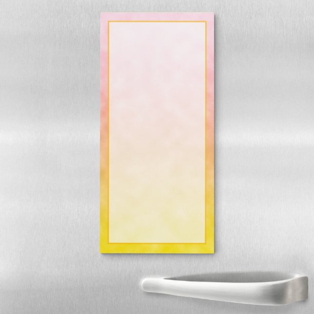 Sunrise in Cotton Candy Skies Magnetic Notepad (In Situ)