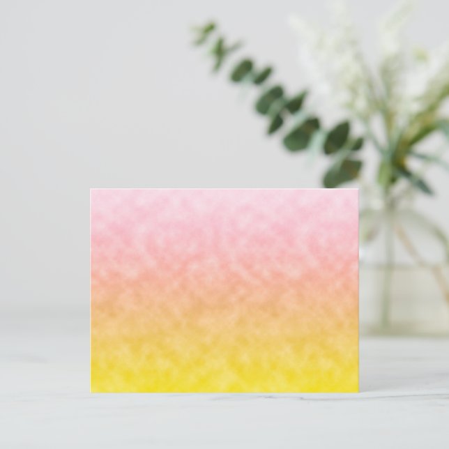 Sunrise in Cotton Candy Skies Postcard (Standing Front)