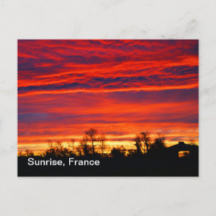 Sunrise in France Postcard