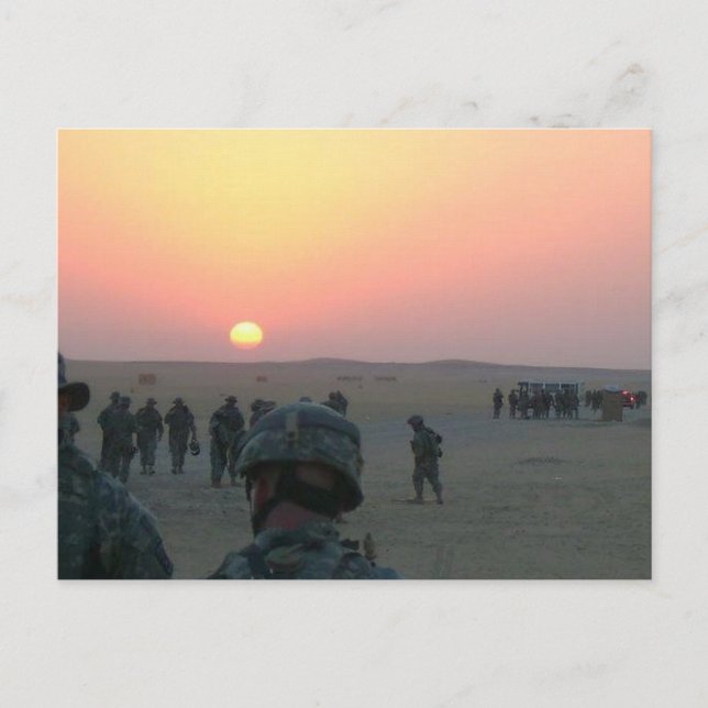 Sunrise in Kuwait Postcard (Front)