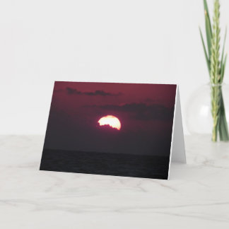 Sunrise In Mexico Card