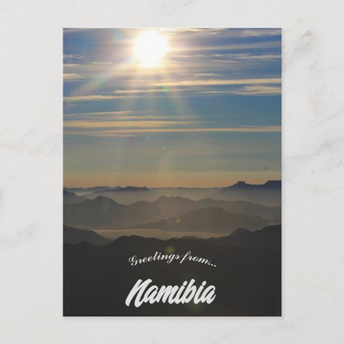 Sunrise in Namibia Postcard