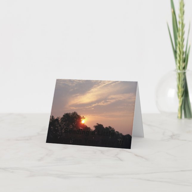 SUNRISE in NY, Card (Front)