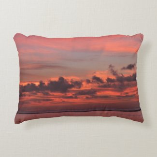 Sunrise in Pinks Pillow