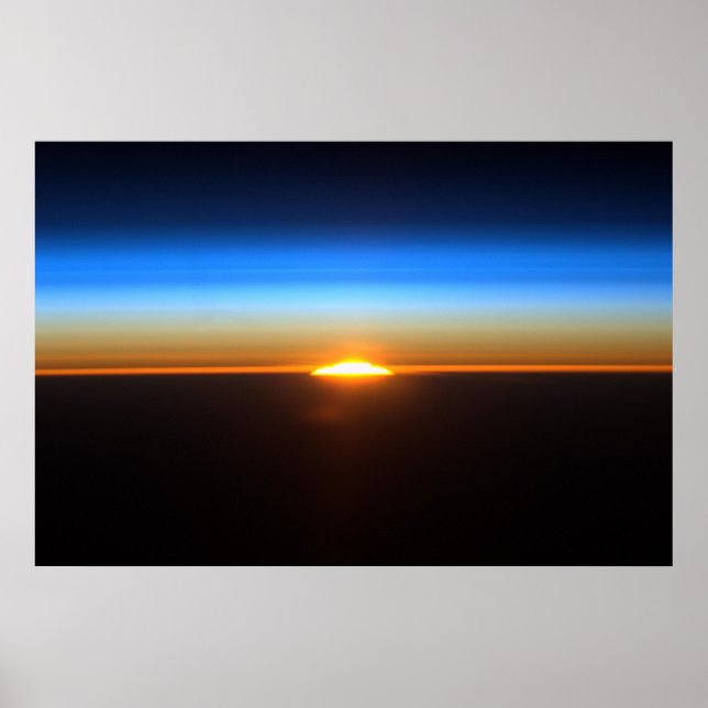 Sunrise in space Poster (Front)