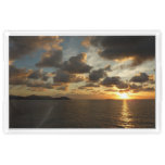Sunrise in St. Thomas I US Virgin Islands Acrylic Tray