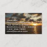 Sunrise in St. Thomas I US Virgin Islands Business Card