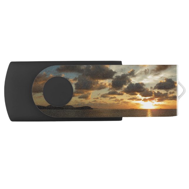 Sunrise in St. Thomas I US Virgin Islands Flash Drive (Front)