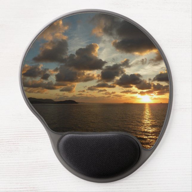 Sunrise in St. Thomas I US Virgin Islands Gel Mouse Pad (Front)