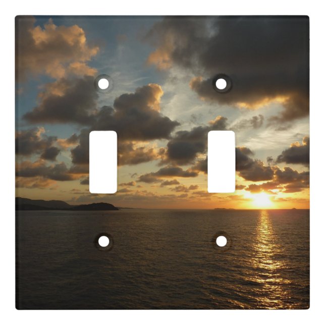 Sunrise in St. Thomas I US Virgin Islands Light Switch Cover (Front)