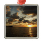 Sunrise in St. Thomas I US Virgin Islands Metal Ornament