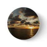 Sunrise in St. Thomas I US Virgin Islands Pinback Button