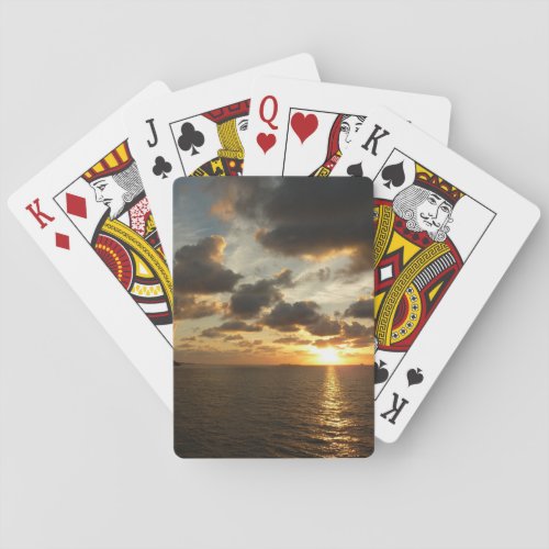Sunrise in St Thomas I US Virgin Islands Poker Cards