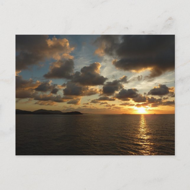 Sunrise in St. Thomas I US Virgin Islands Postcard (Front)