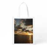 Sunrise in St. Thomas I US Virgin Islands Reusable Grocery Bag