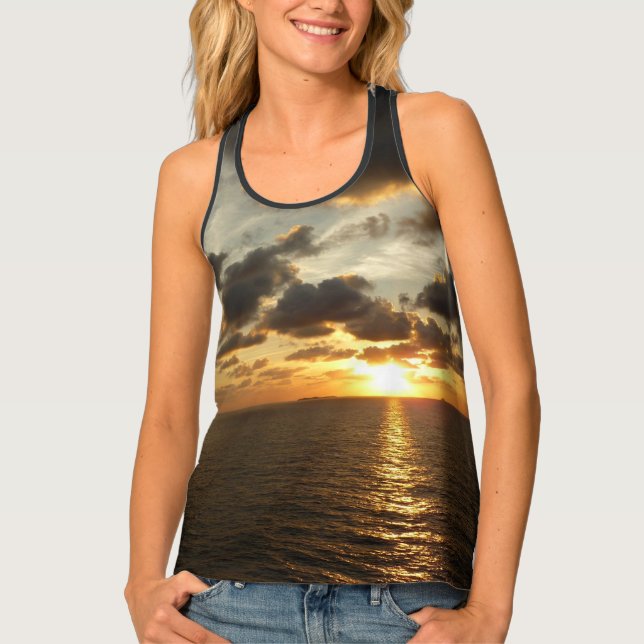 Sunrise in St. Thomas I US Virgin Islands Tank Top (Front)