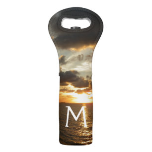 Sunrise in St. Thomas I US Virgin Islands Wine Bag
