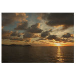 Sunrise in St. Thomas I US Virgin Islands Wood Poster