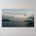 Sunrise in St. Thomas II Cruise Seascape Poster