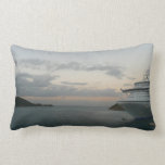 Sunrise in St. Thomas II Cruise Ship Photography Lumbar Pillow