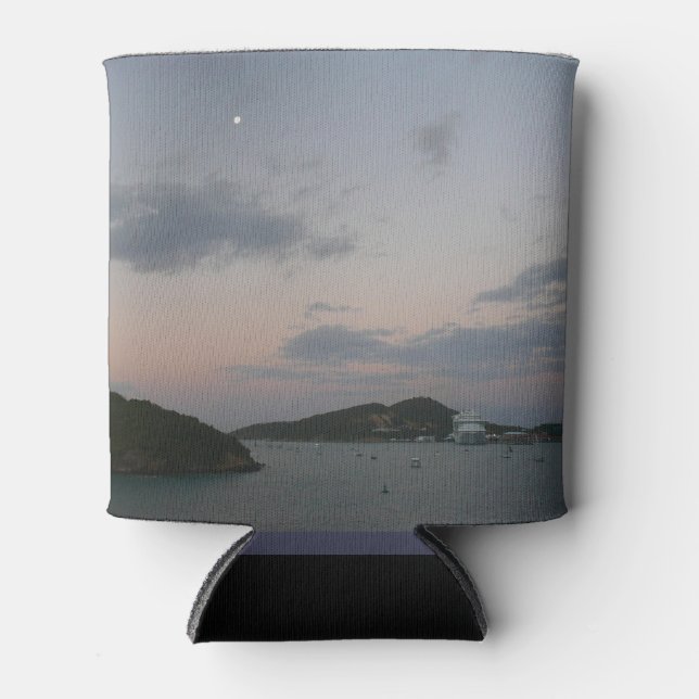 Sunrise in St. Thomas III US Virgin Islands Can Cooler (Front)
