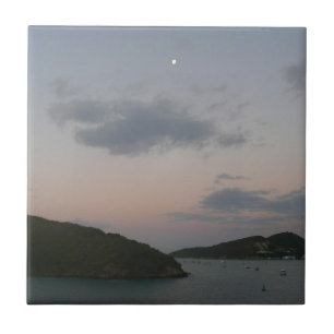 Sunrise in St. Thomas III US Virgin Islands Ceramic Tile