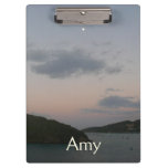 Sunrise in St. Thomas III US Virgin Islands Clipboard