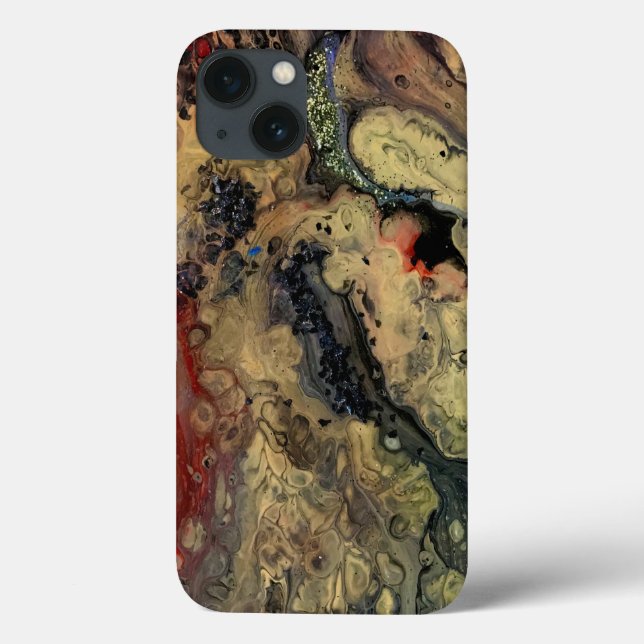 Sunrise in the desert painting in sandy tones  Case-Mate iPhone case (Back)