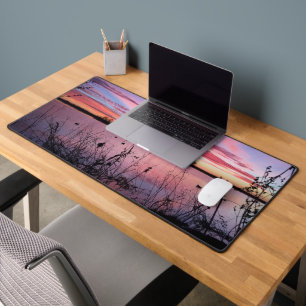 Sunrise in the Duck Blind Desk Mat